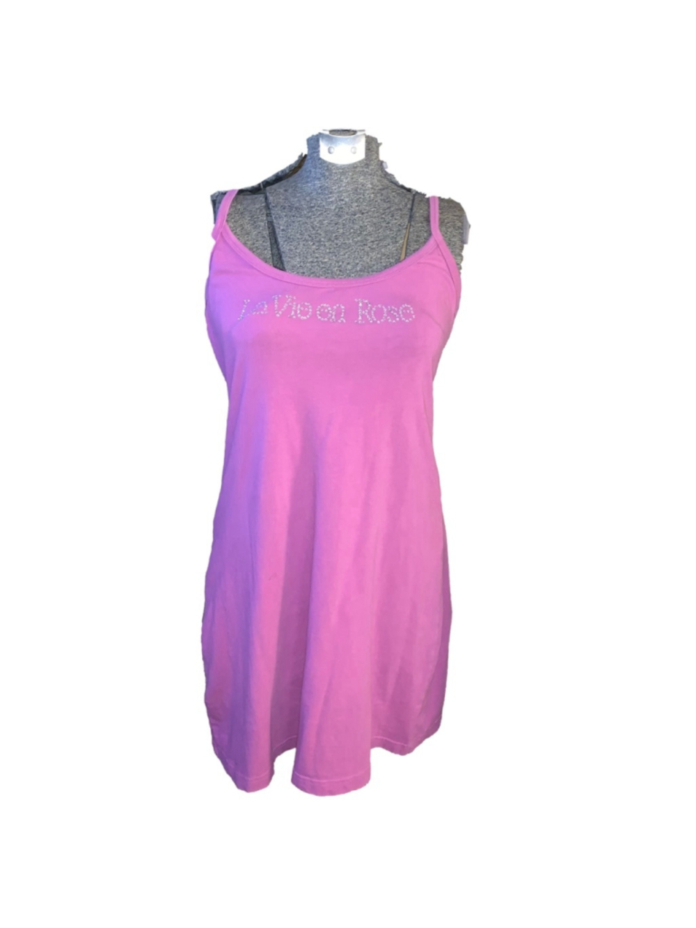 la vie en rose Pink Tank nightgown Size S